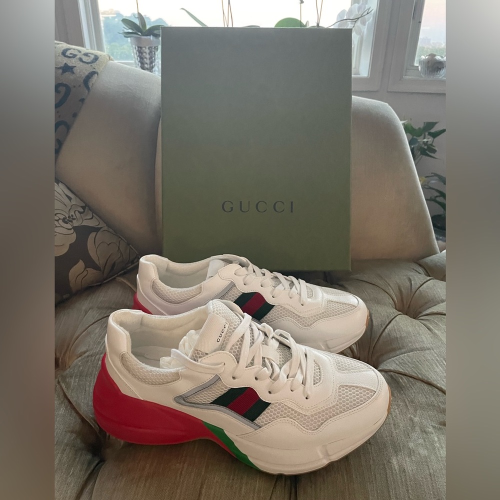 New mens gucci Rhyton sneakers